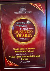 Psychographic Society - Vidya Vihar Residential School Shines on the National Stage, Emerges as Bihar’s No.1 Residential School with Multiple Prestigious Awards Psychographic Society - Vidya Vihar Residential School Shines on the National Stage, Emerges as Bihar’s No.1 Residential School with Multiple Prestigious Awards