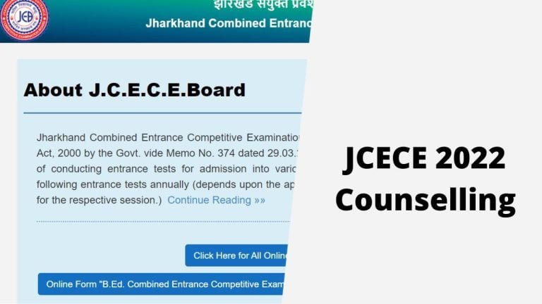 JCECEB 2022: First phase counseling for engineering colleges begins, choice filling till October 3