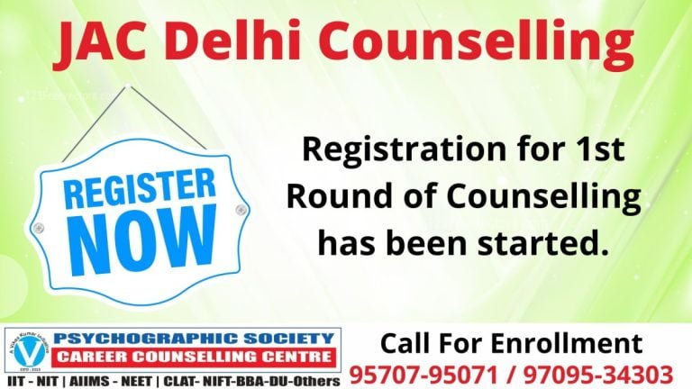 JAC Delhi Counselling 2022; Online Registration, Choice locking