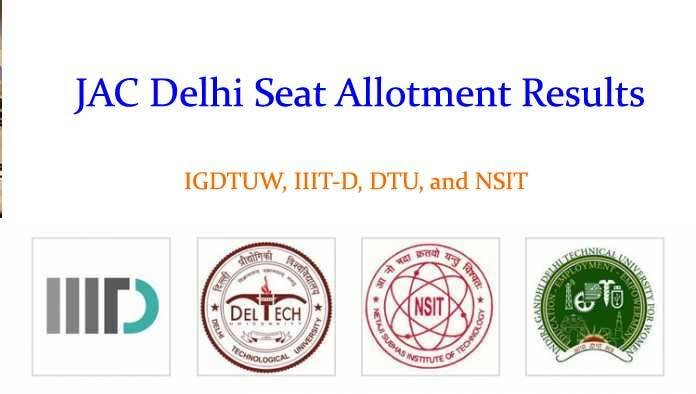 JAC Delhi 2022 Round One Seat Allotment Result Out, Check At Jacdelhi.admissions.nic.in