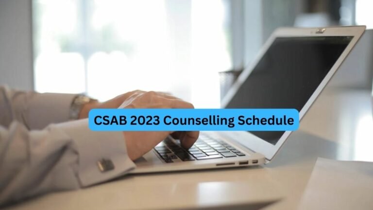 CSAB 2023 special round schedule announced; registration begins from August 3