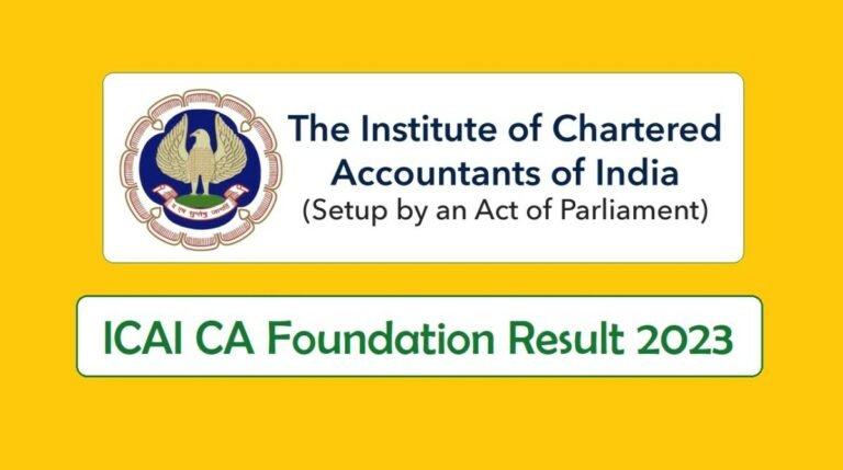 ICAI CA Foundation result 2023 expected tomorrow at 9 PM at icai.nic.in; pass percentage trends