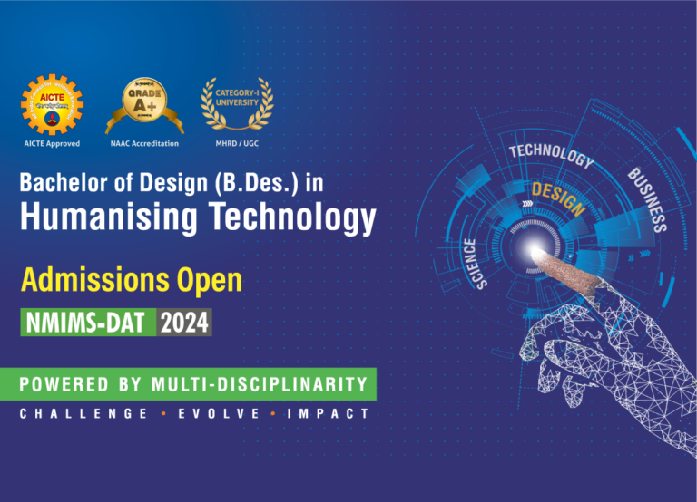 NMIMS School of Design DAT 2024 registration begins for 4-year BDesign Humanising Technology