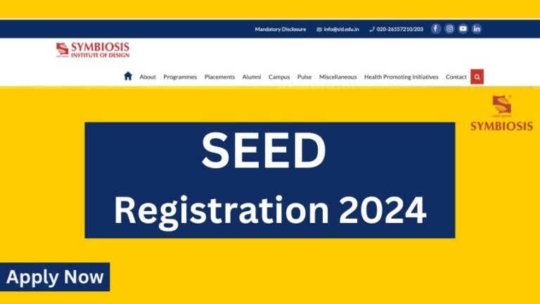 SEED 2024 registration deadline extended till December 31