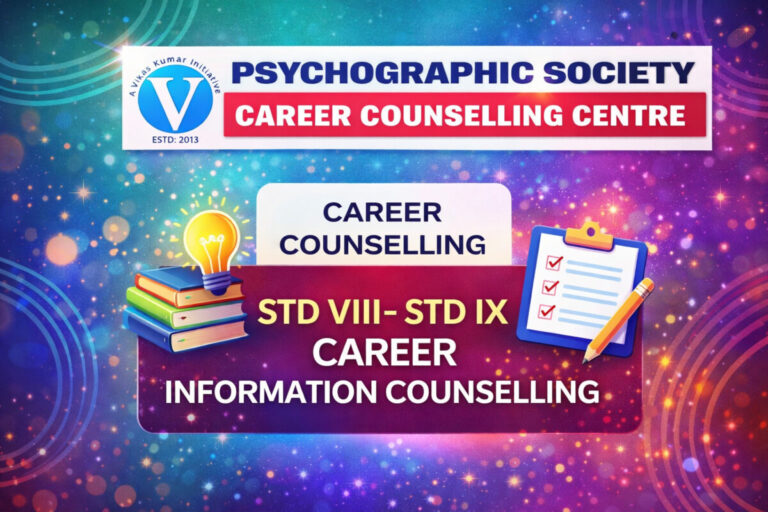 Psychographic Society - Standard 8th-9th Career Information Counselling Career