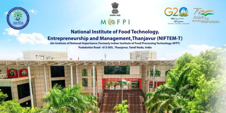 National Institute of Food Technology Entrepreneurship and Management, Thanjavur 2023-2024 Closing Rank – GEN , EWS , OBC, SC , ST Cut Off -CSE , Electrical