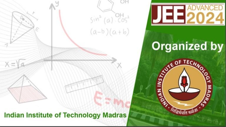 IIT JEE Advanced response sheet 2024 today; section-wise marking scheme