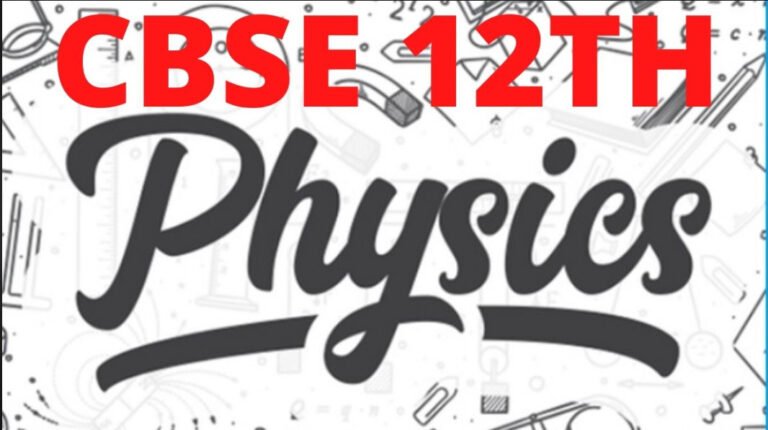 CBSE Physics