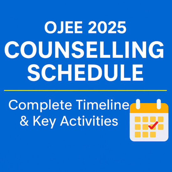 Psychographic Society - OJEE 2025 Counselling Schedule – Complete Date & Process ojee