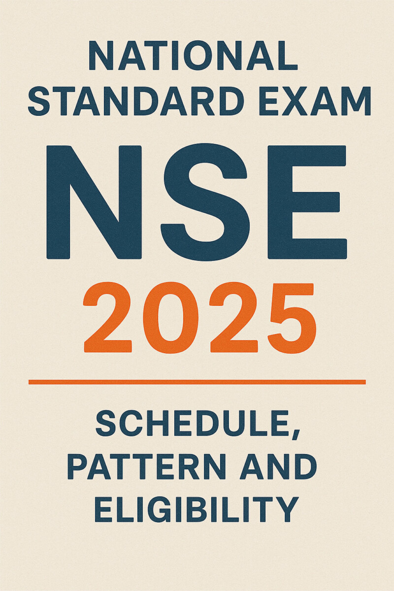 Psychographic Society - National Standard Exam (NSE) 2025: Schedule, Pattern and Eligibility NSE