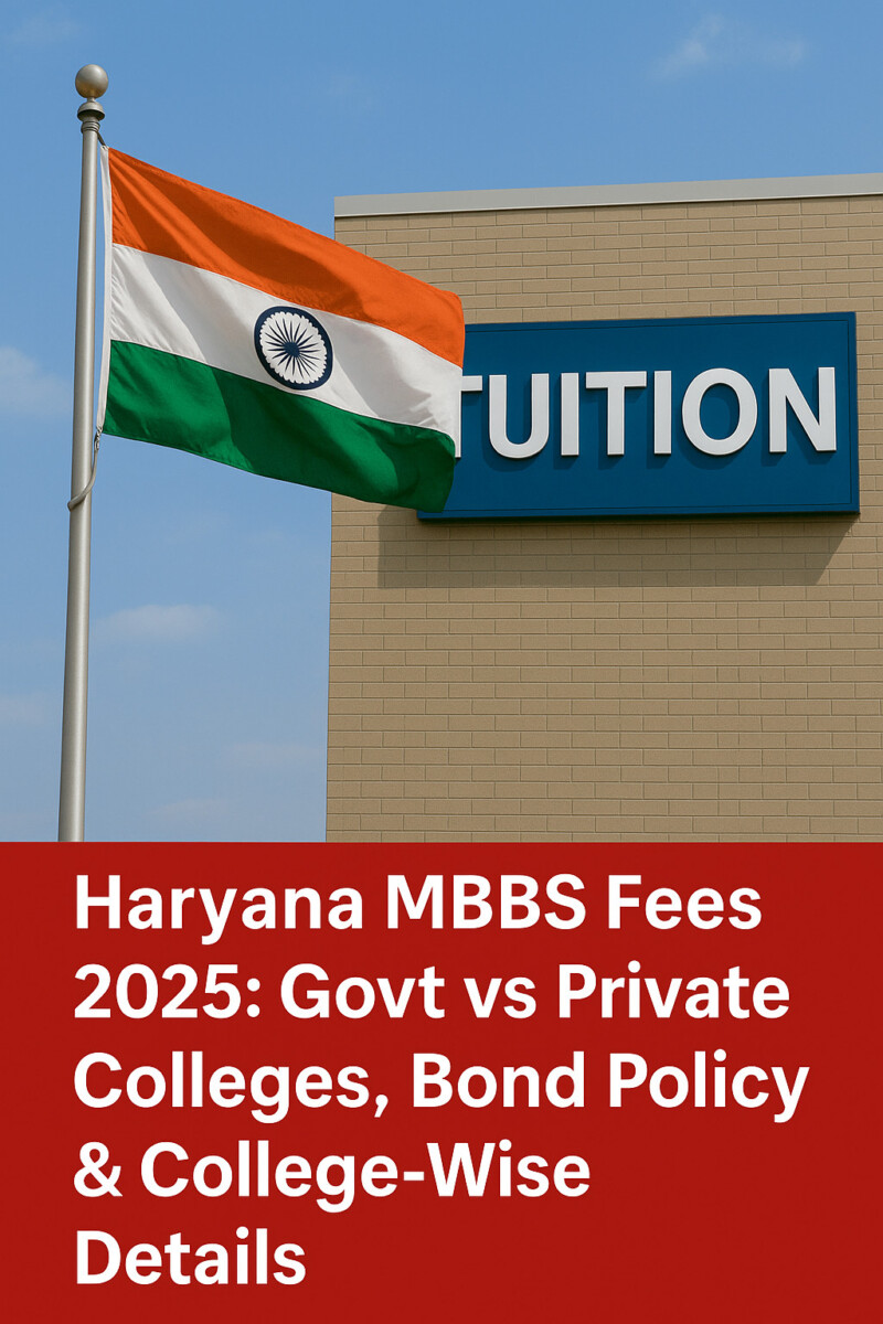 Psychographic Society - Haryana MBBS Fees 2025: Govt vs Private Colleges, Bond Policy & College‑Wise Details Haryana