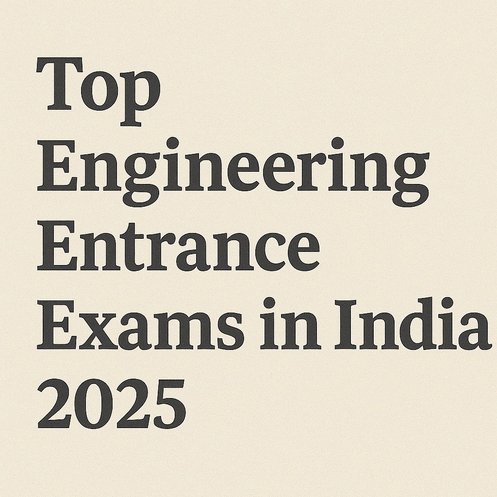 Psychographic Society - Top Engineering Entrance Exams in India 2025 Engineering