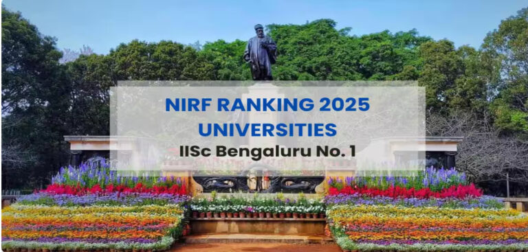 Psychographic Society - NIRF Rankings 2025: IISc Bengaluru Retains Top Spot Among Universities; DU in Top 5, BITS Pilani Enters Top 10 NIRF