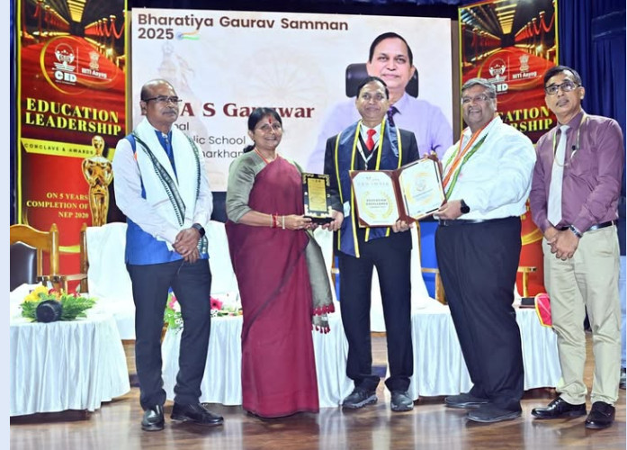Psychographic Society - DPS Bokaro Principal Conferred with ‘Bharatiya Gaurav Samman 2025’ at Education Leadership Conclave in Bhubaneswar DPS Bokaro