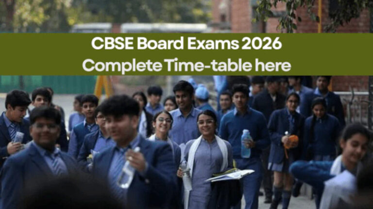 Psychographic Society - CBSE Class 10 Board Exam Date Sheet 2026 Released – Check Complete Timetable CBSE