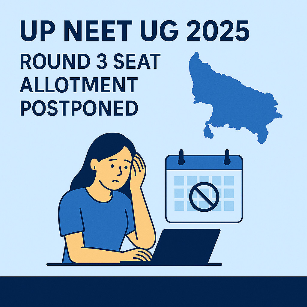Psychographic Society - UP NEET UG 2025 Round 3 Seat Allotment Postponed; MCC Directs States to Exclude AIQ-Joined Candidates up