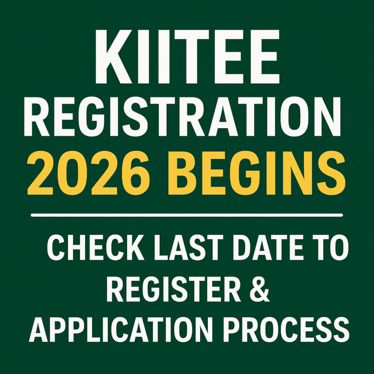 Psychographic Society - KIITEE Registration 2026 Begins; Check Last Date to Register & Application Process KIITEE