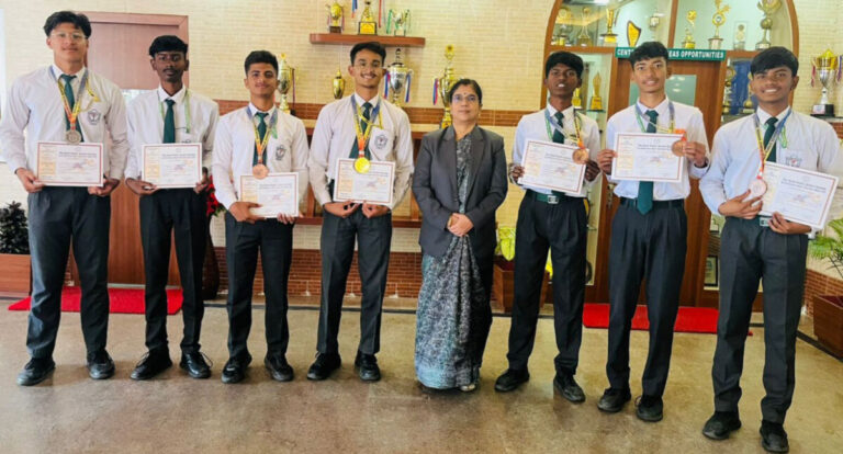 Psychographic Society - DPS Ranchi Shines at National Inter DPS Athletics Meet 2025; Principal Felicitates Medal Winners DPS