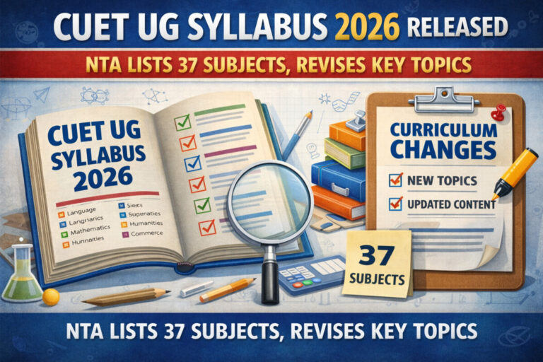 Psychographic Society - CUET UG Syllabus 2026 Released: NTA Lists 37 Subjects, Revises Key Topics CUET