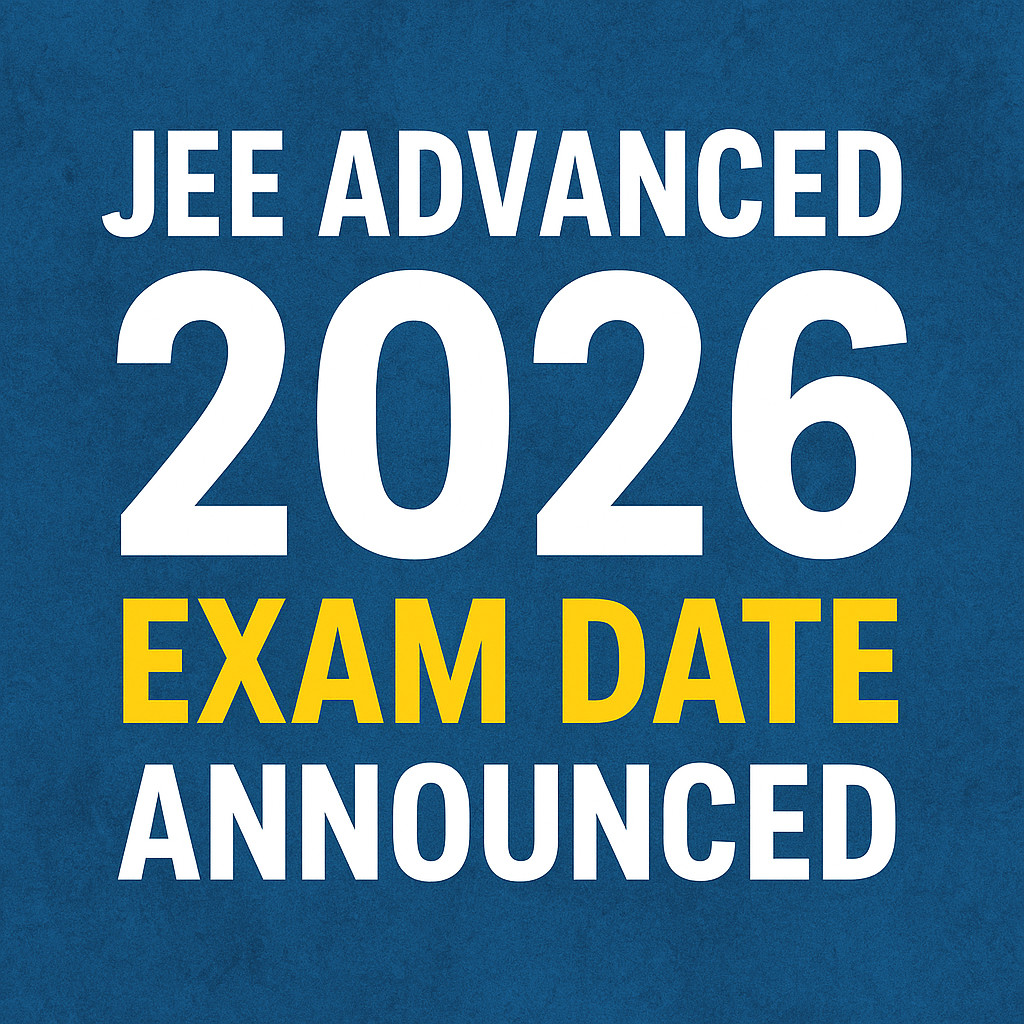 Psychographic Society - JEE Advanced 2026 Exam Date Announced: Full Details Inside JEE
