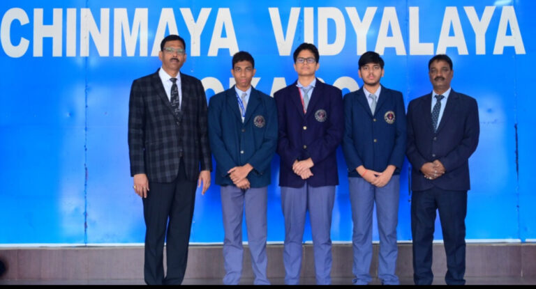 Psychographic Society - Chinmaya Vidyalaya, Bokaro Outshines at RMO; Three Students Qualify for INMO 2026 Chinmaya