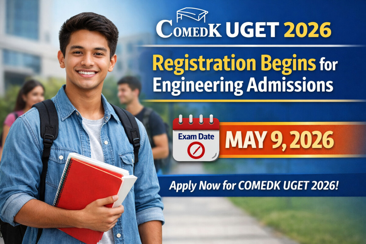 Psychographic Society - COMEDK UGET 2026 Registration Begins for Engineering Admissions; Exam Scheduled on May 9 COMEDK
