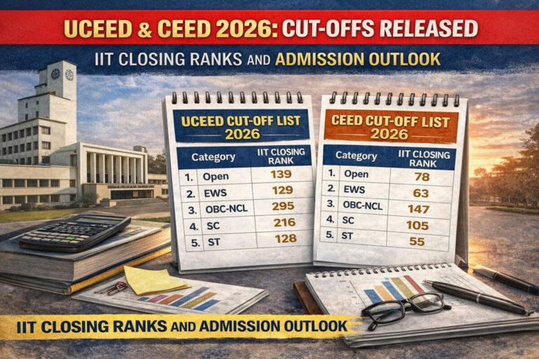 Psychographic Society - UCEED, CEED 2026 Cut-offs Released for BDes, MDes Admissions; IIT Closing Ranks Indicate High Competition UCEED