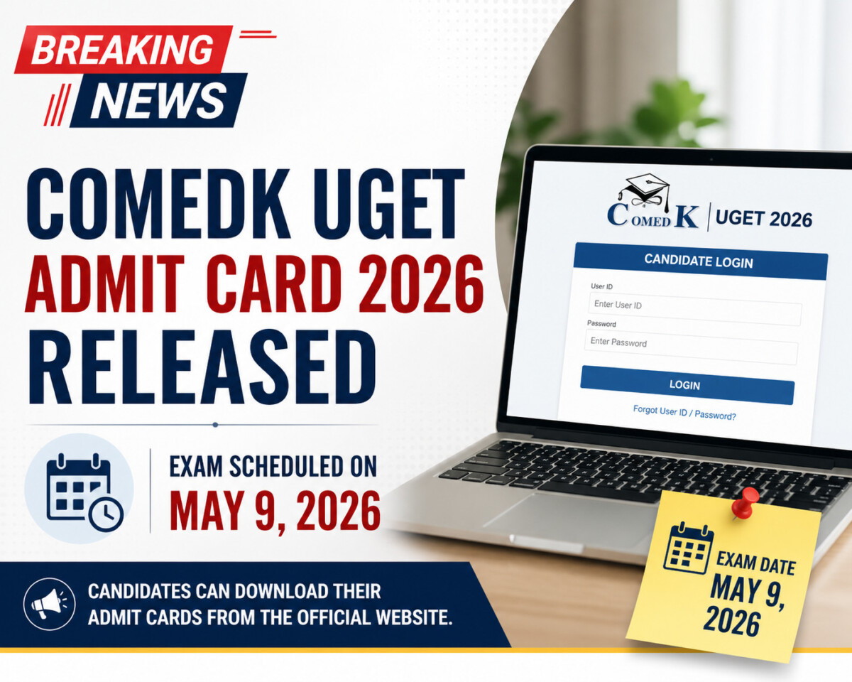 Psychographic Society - COMEDK UGET Admit Card 2026 Released; Exam Scheduled on May 9 COMEDK
